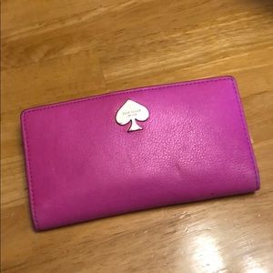 Authentic Kate Spade Hot Pink wallet